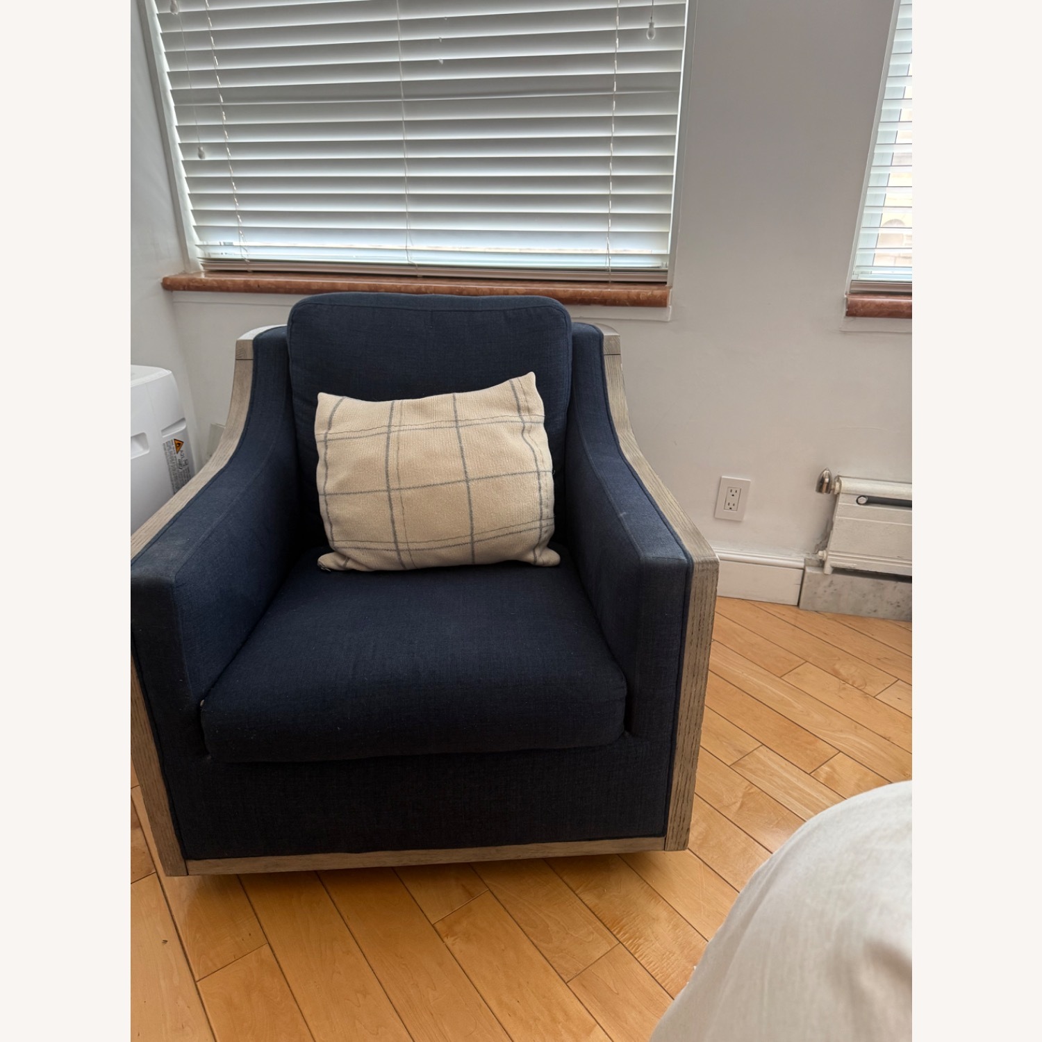 Ralph Lauren Blue Fabric Armchair - image-3