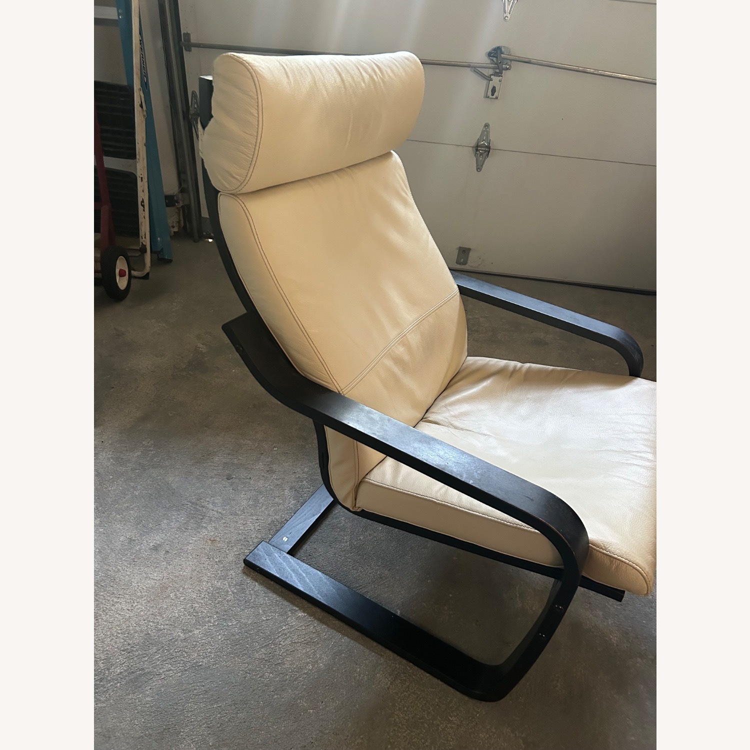 IKEA Poang Leather Recliner  - image-5