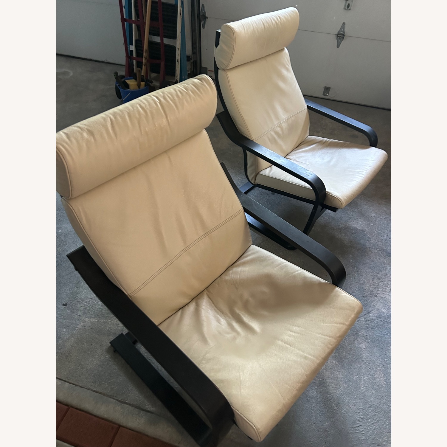 IKEA Poang Leather Recliner  - image-4