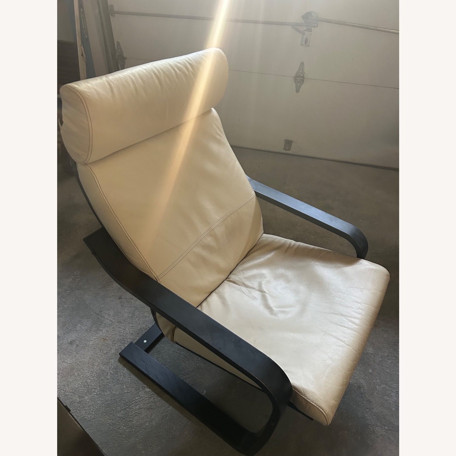 IKEA Poang Leather Recliner  - image-3