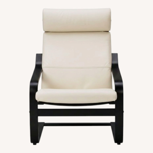Used IKEA Poang Leather Recliner  for sale on AptDeco
