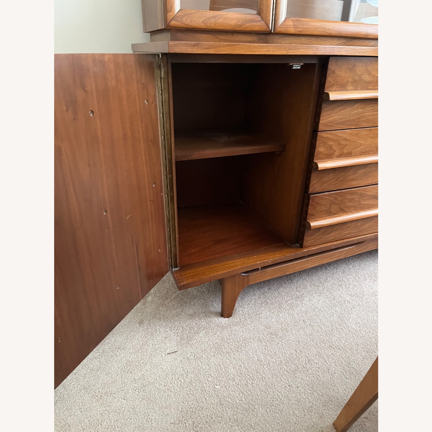 Young Manufacturing Company Dark Brown Sideboard - image-6