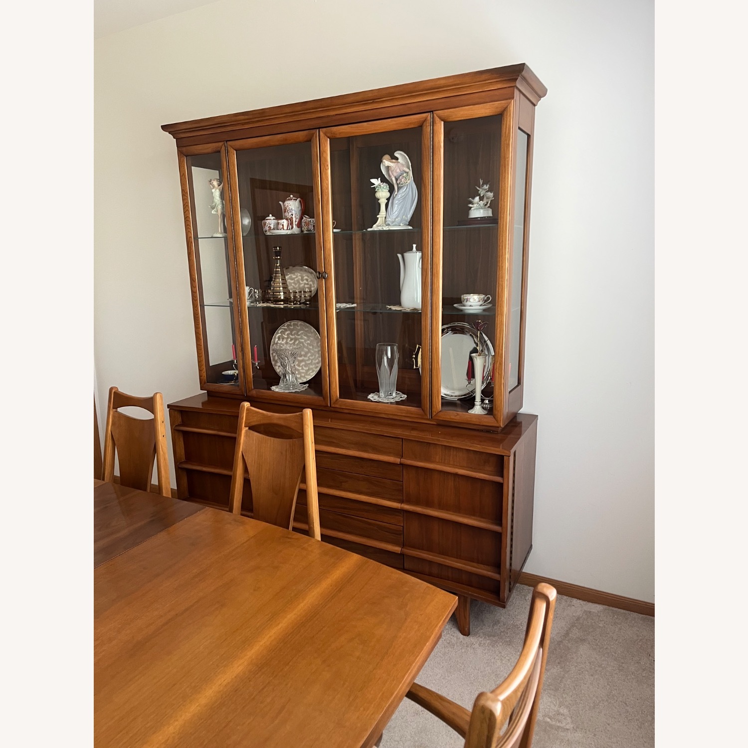 Young Manufacturing Company Dark Brown Sideboard - image-4