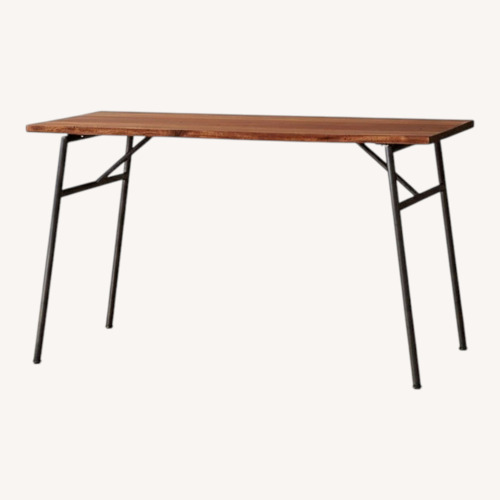 Used CB2 Dark Brown Lecture Desk for sale on AptDeco