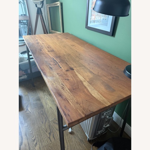 Used CB2 Dark Brown Lecture Desk for sale on AptDeco