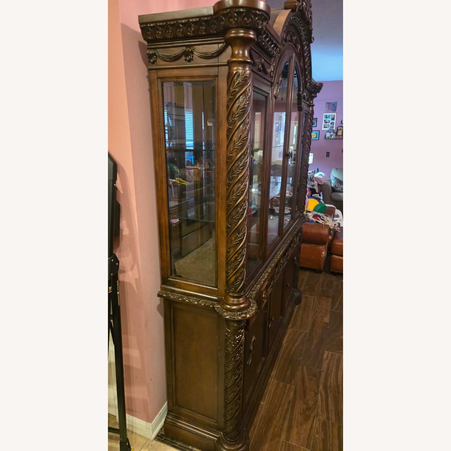 Ashley Furniture Dark Brown Bar Cart - image-4