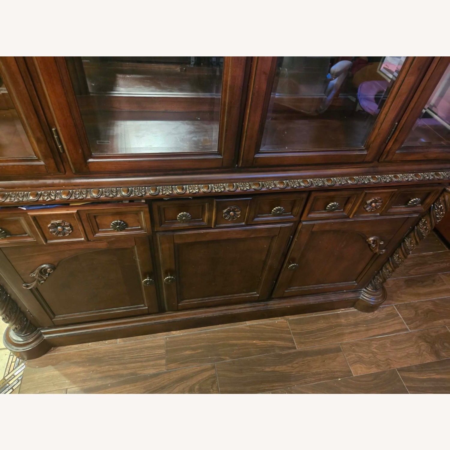 Ashley Furniture Dark Brown Bar Cart - image-5
