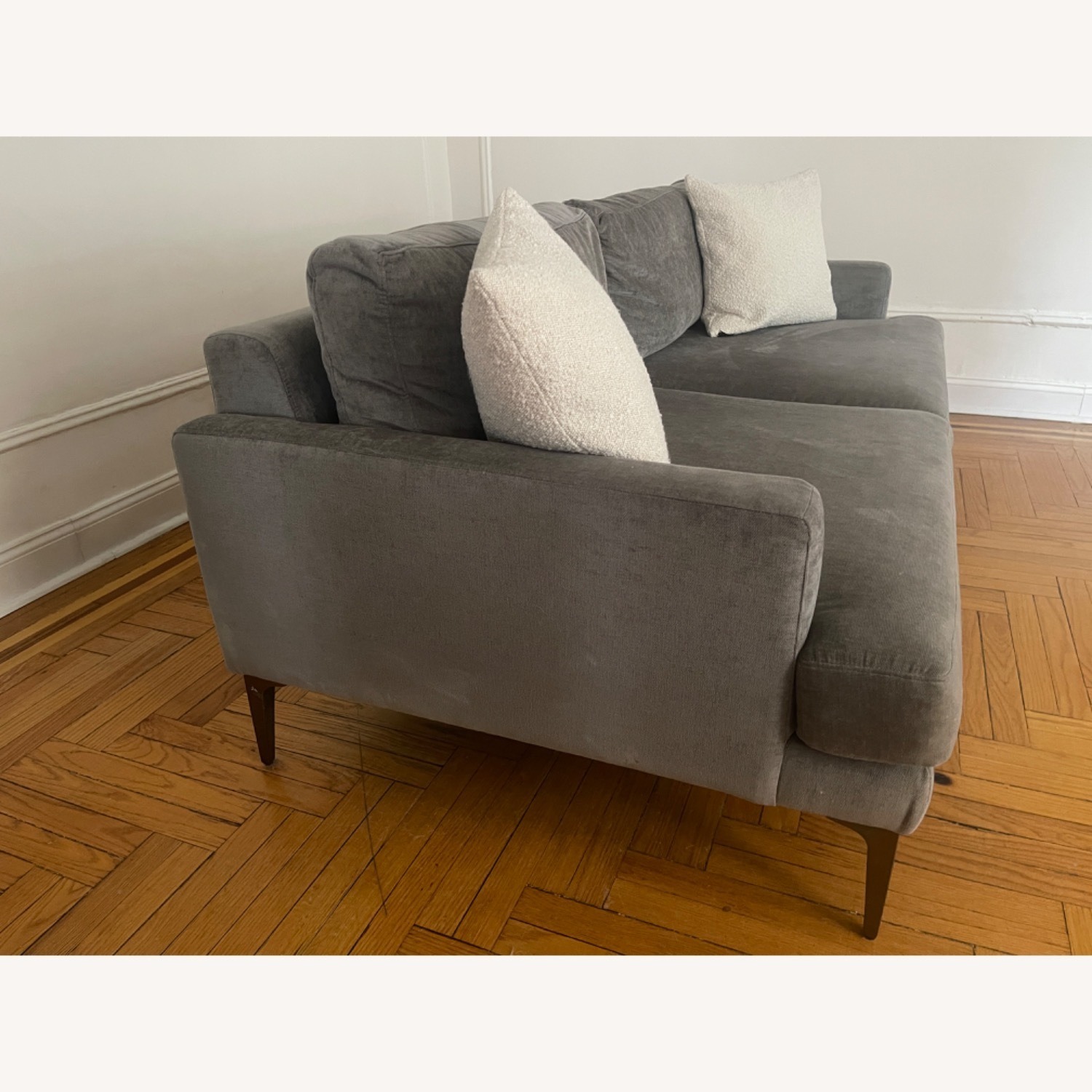 West Elm Gray Andes Sofa - image-2