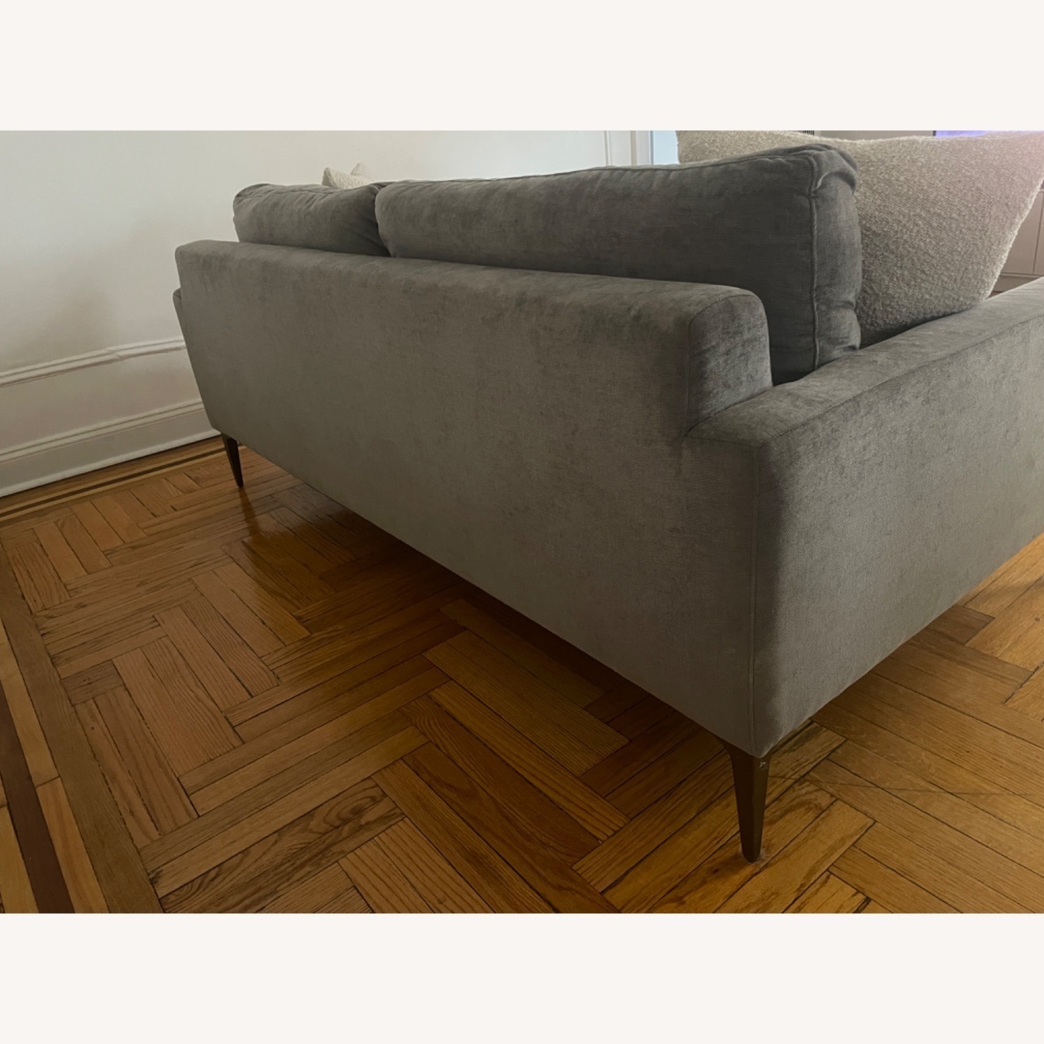 West Elm Gray Andes Sofa - image-4