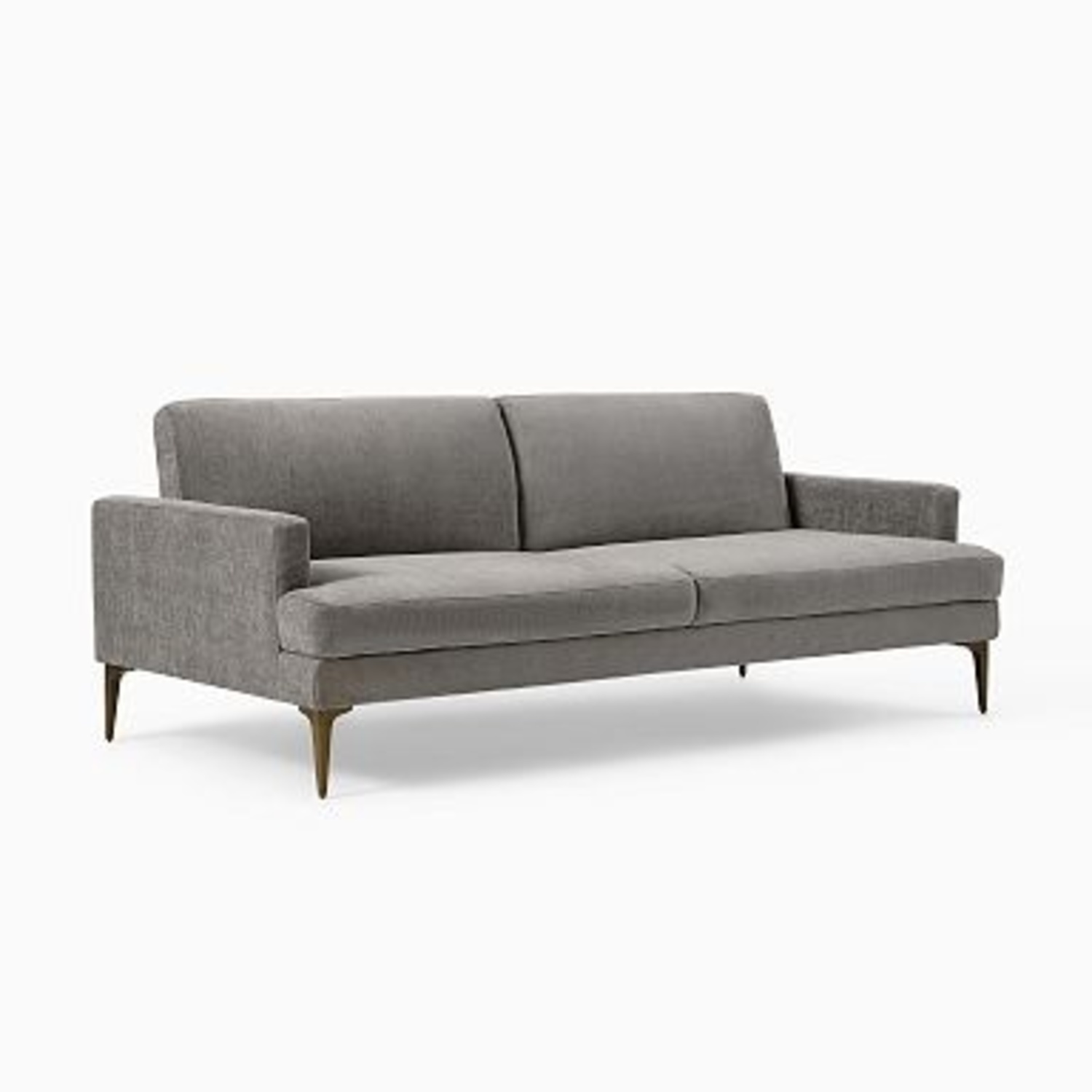 West Elm Gray Andes Sofa - image-8