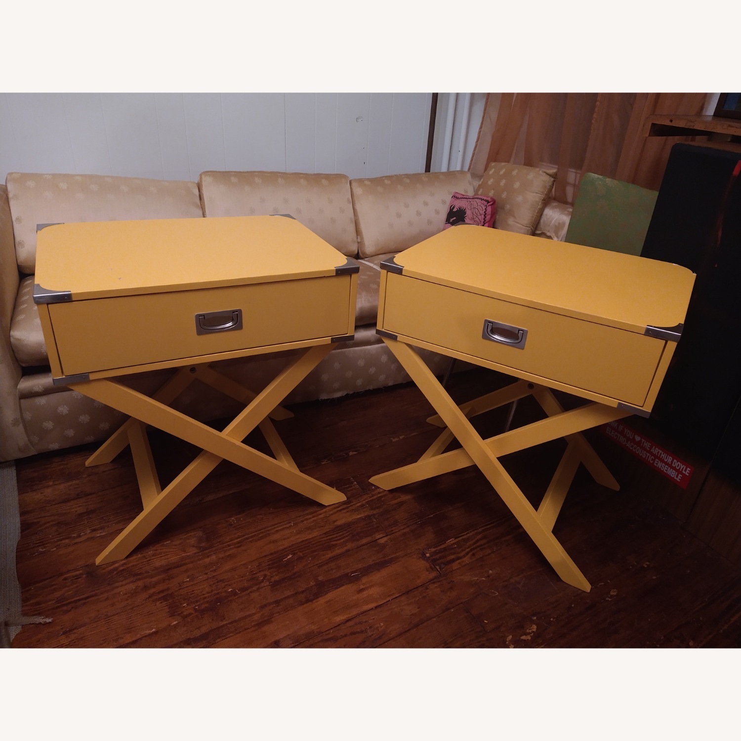 Wayfair Yellow Side Tables - image-0