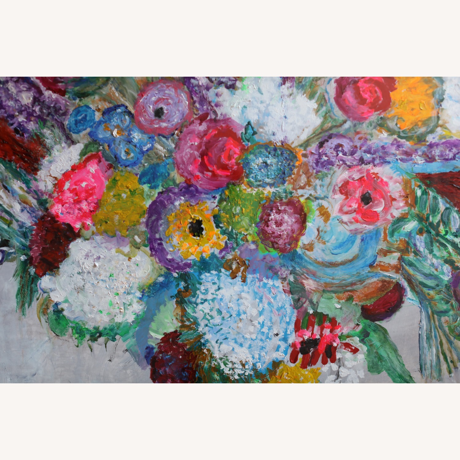 Large Still Life with Dog Figurine - image-3