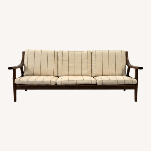 Used Hans Wegner Getama Dark Brown Wood 3+ Seater Sofa for sale on AptDeco