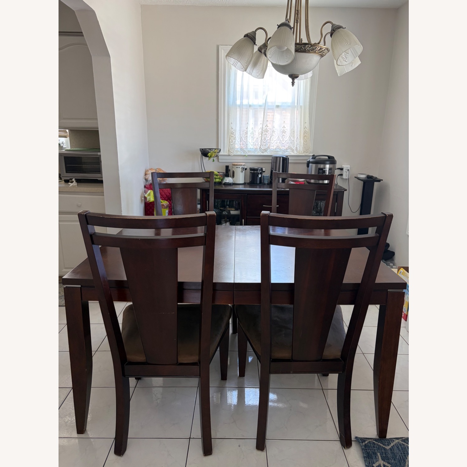Raymour & Flanigan Dark Brown Wood Dining Sets - image-7