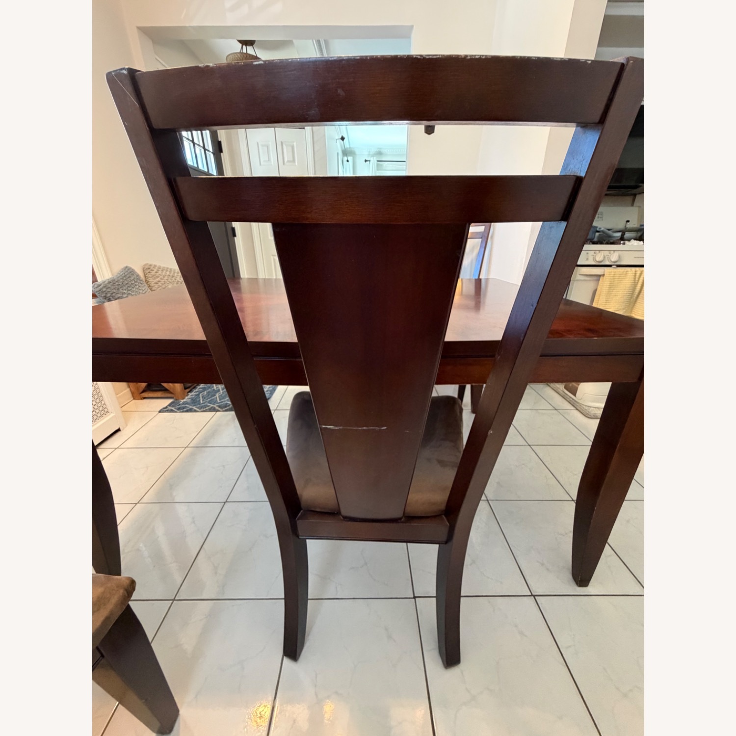 Raymour & Flanigan Dark Brown Wood Dining Sets - image-10