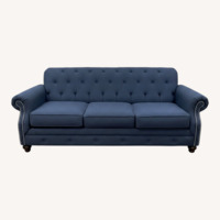 Blue Fabric 3+ Seater Sofa