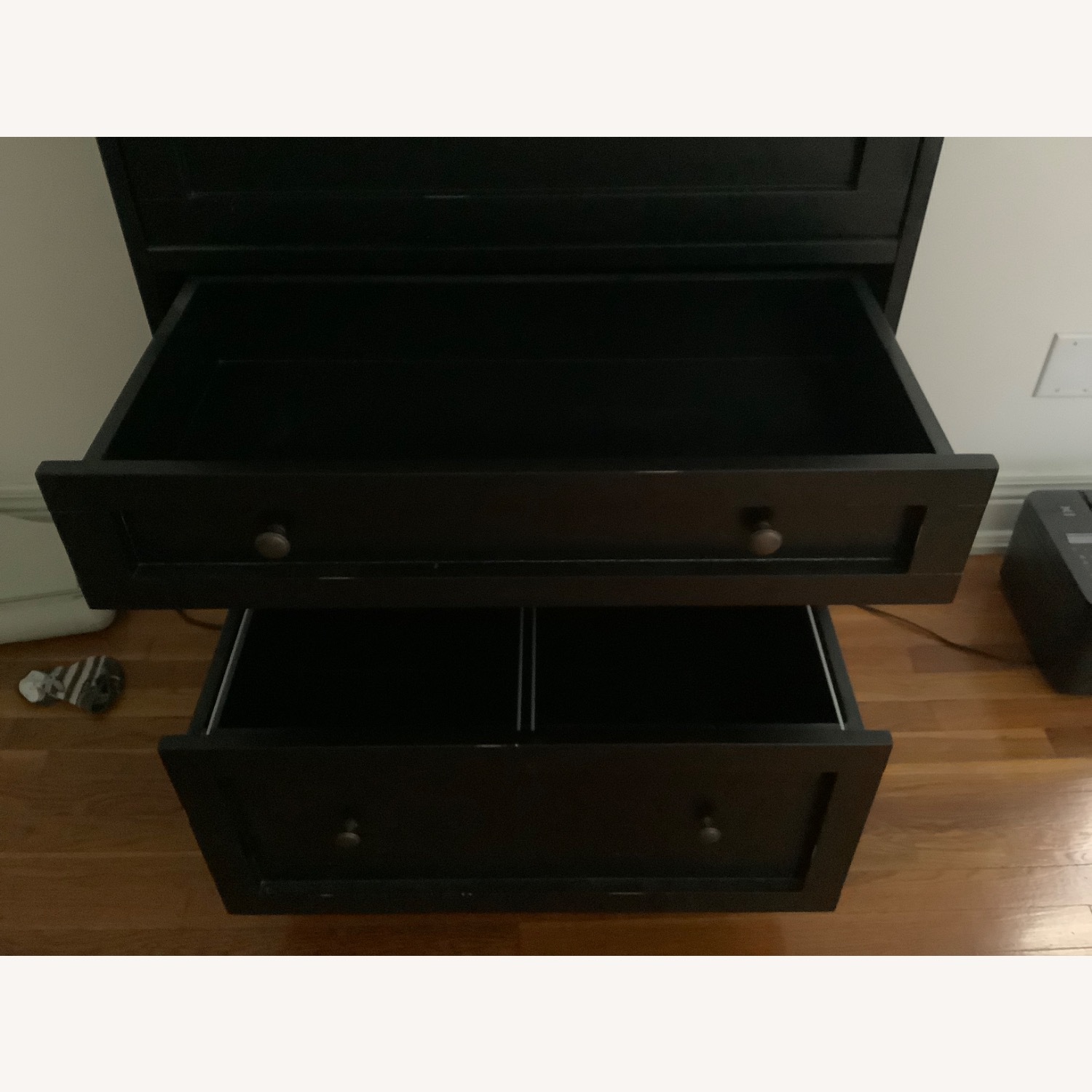 Ballard Designs Eastman Black Wood Desk - image-6