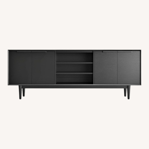 Used Crate & Barrel Tate Black Media Storage for sale on AptDeco