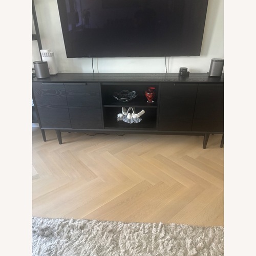 Used Crate & Barrel Tate Black Media Storage for sale on AptDeco
