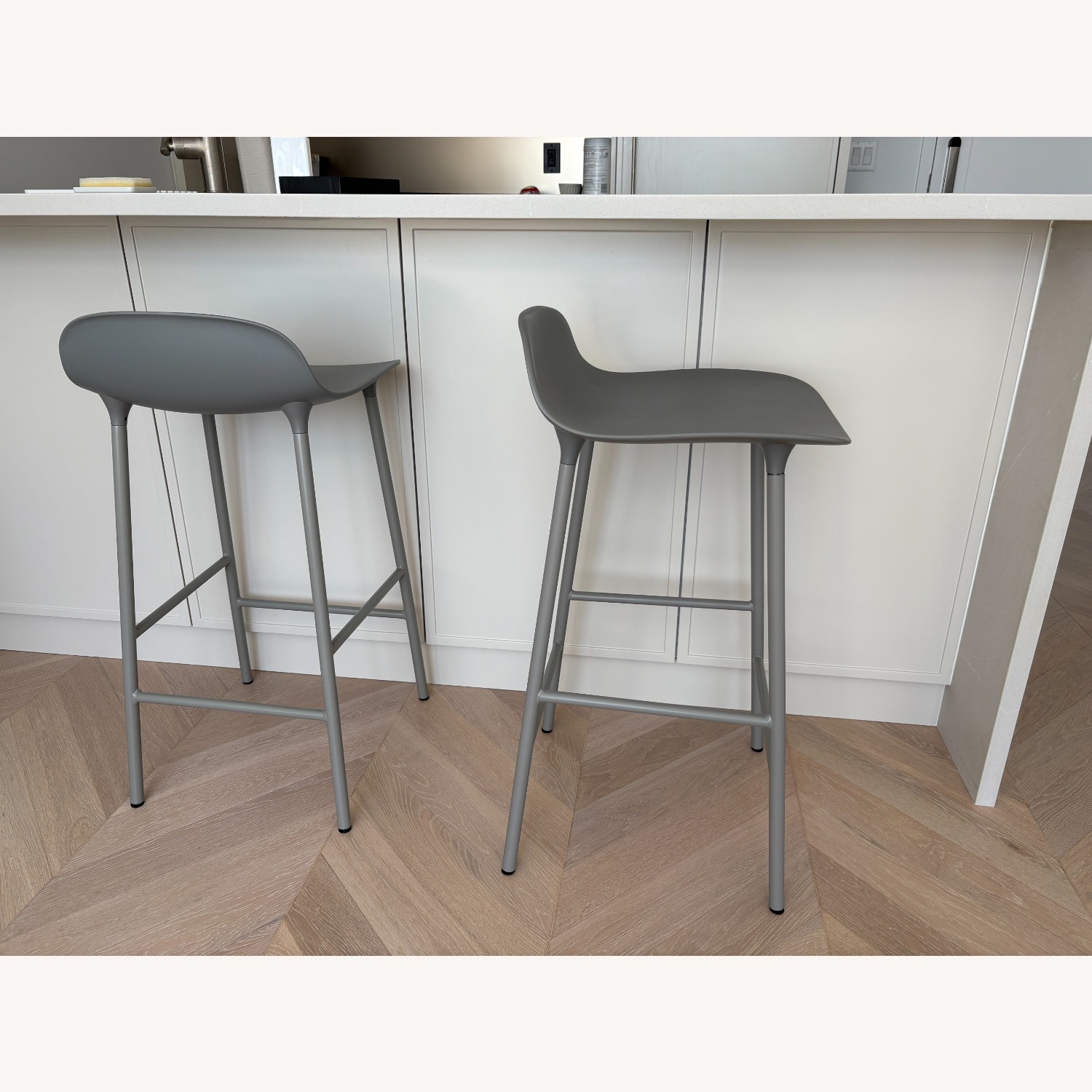 Normann Copenhagen Form Gray Counter Stools - image-3