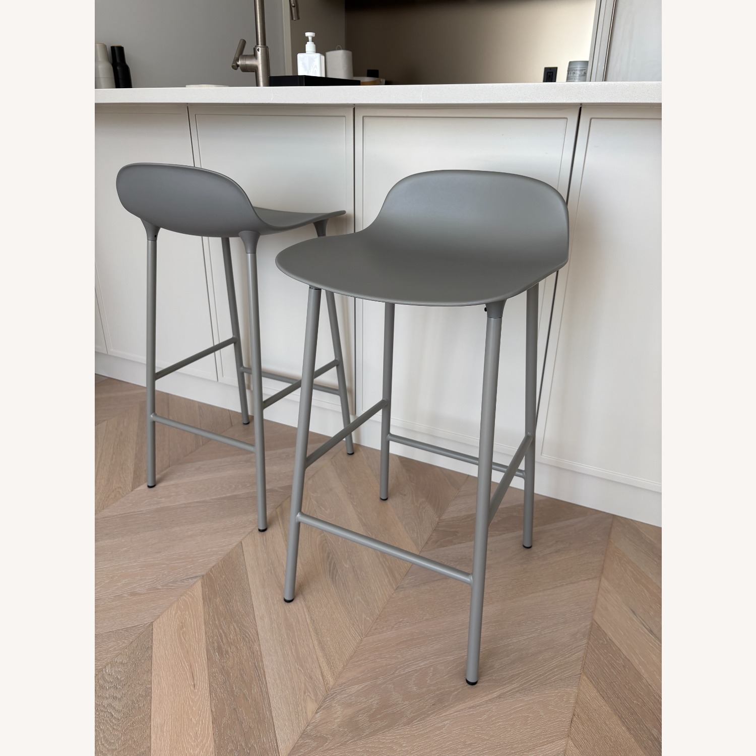 Normann Copenhagen Form Gray Counter Stools - image-6