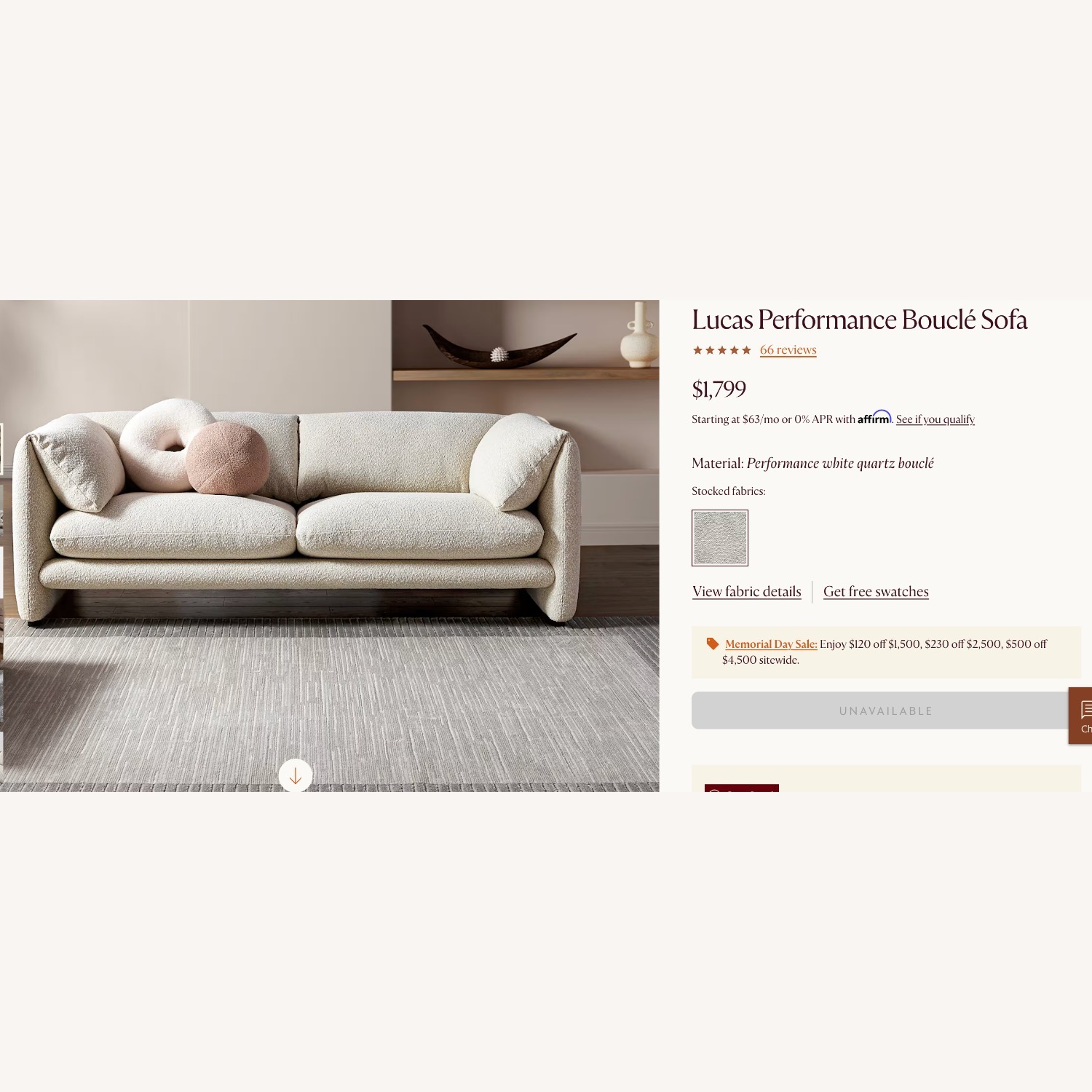 Castlery Lucas Performance Bouclé Sofa - image-4
