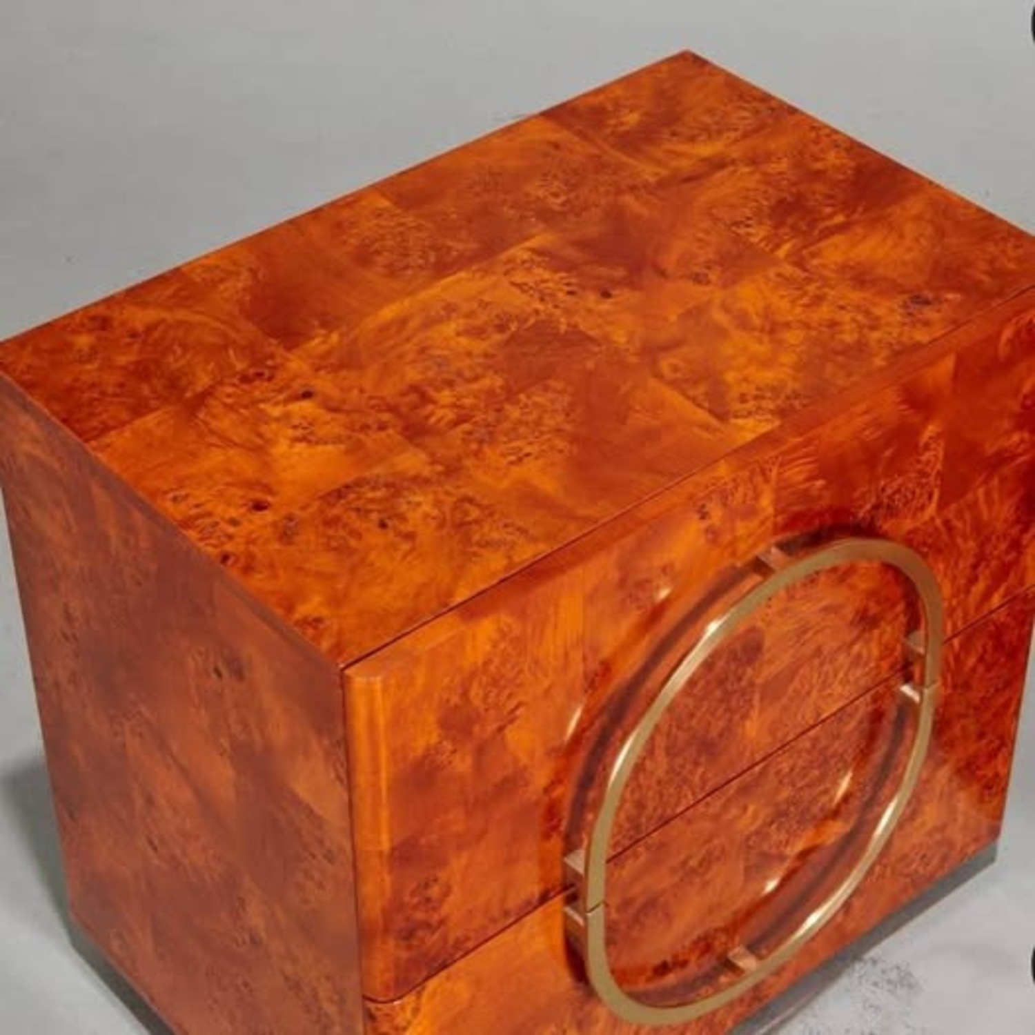 CB2 Metro Burl Wood Nightstand - image-2