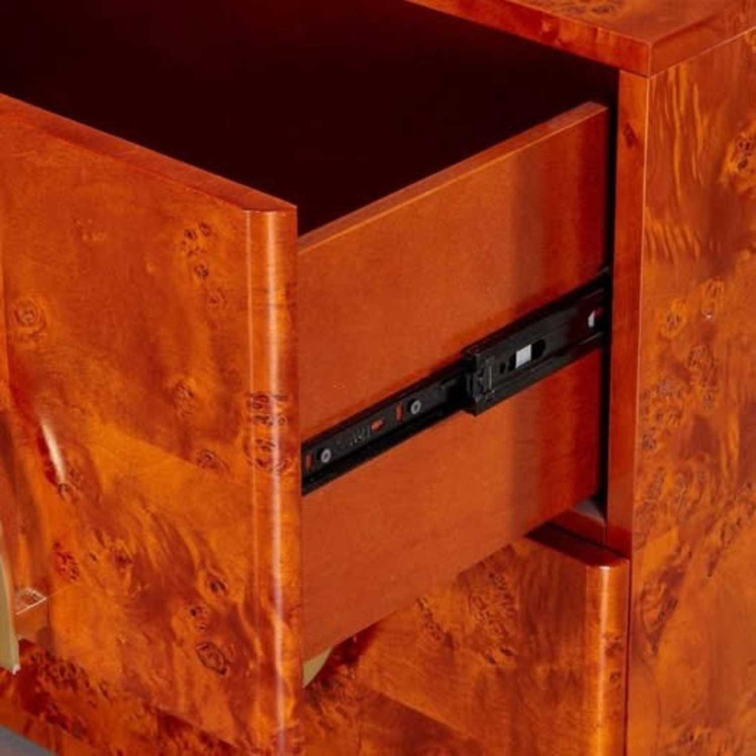 CB2 Metro Burl Wood Nightstand - image-4