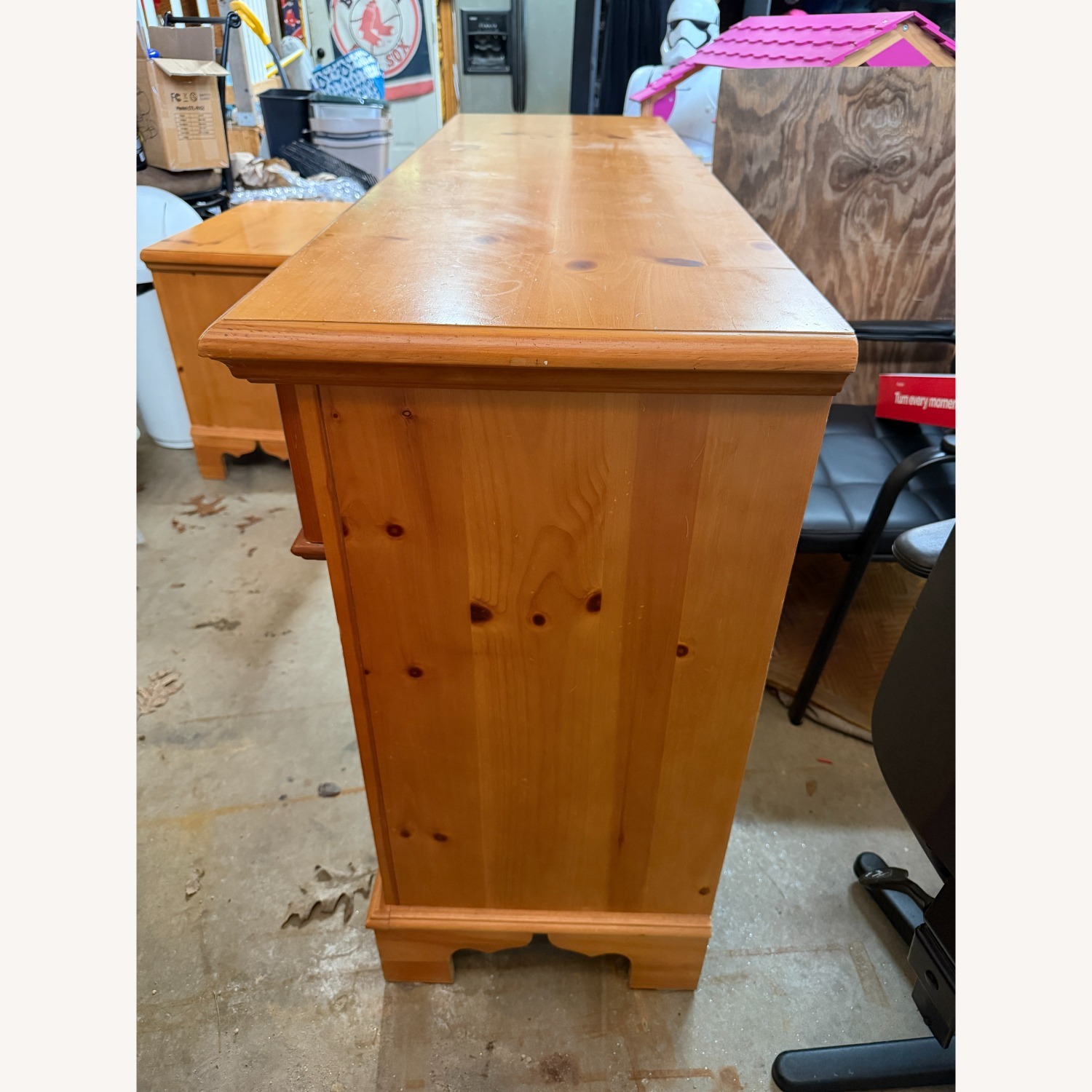 Bassett Light Brown Dresser - image-3