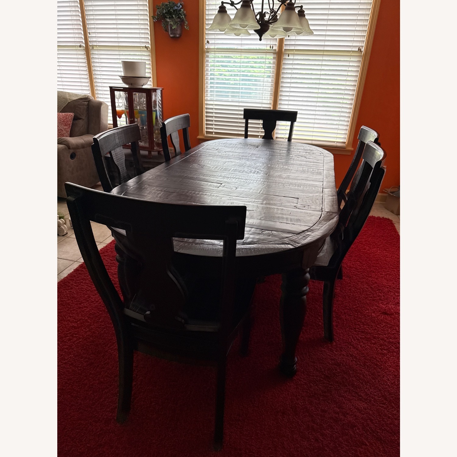 Dark Brown Dining Table - image-3