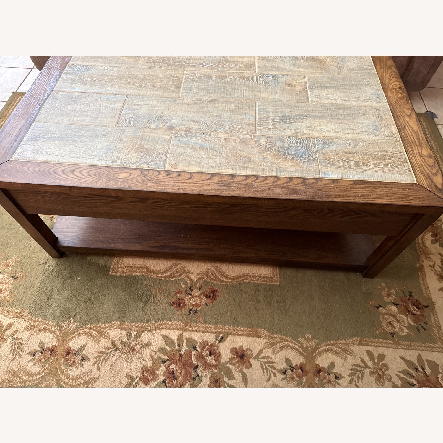 Light Brown Coffee Table - image-2