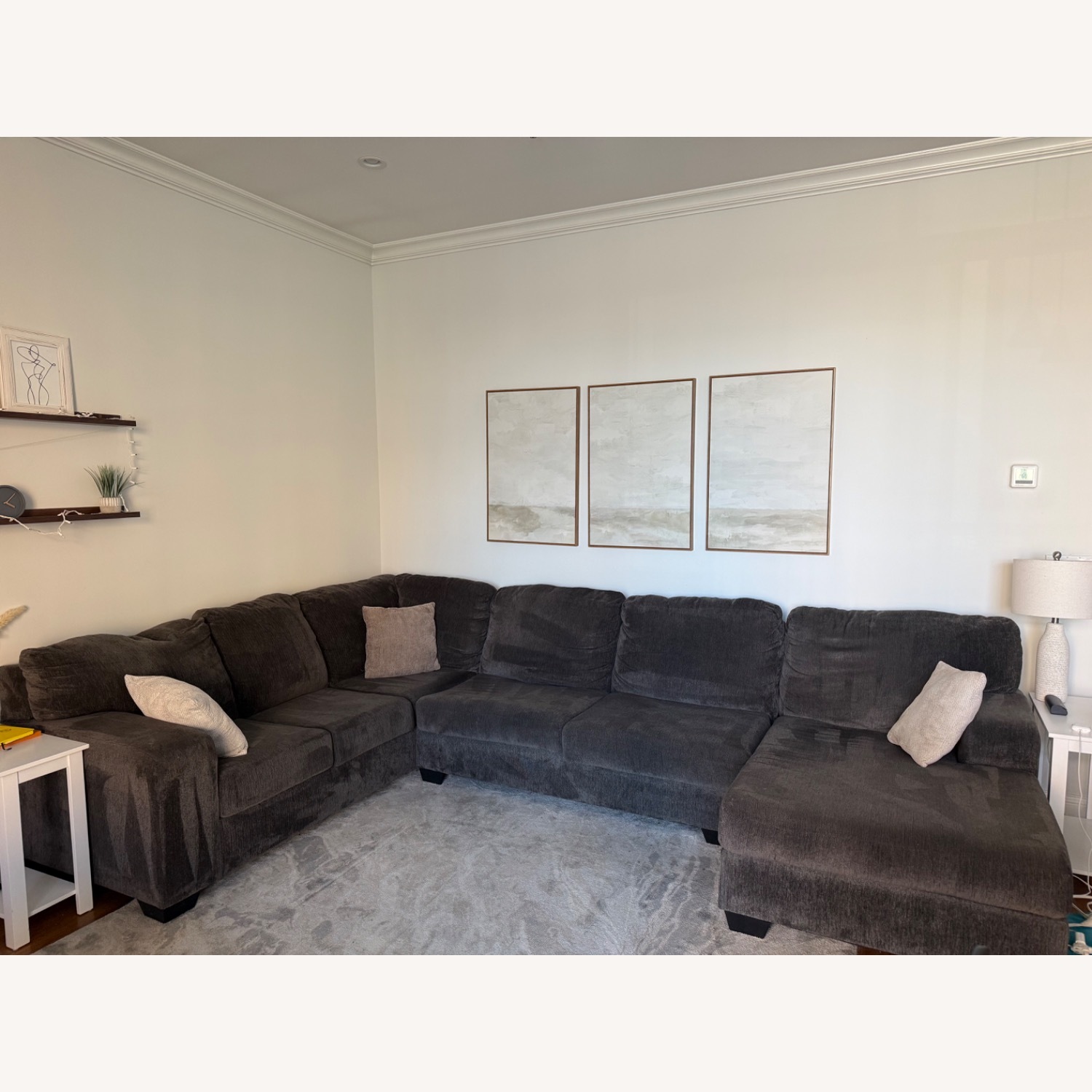 Ashley Furniture Dark Gray 3+ Piece Sectional - image-2