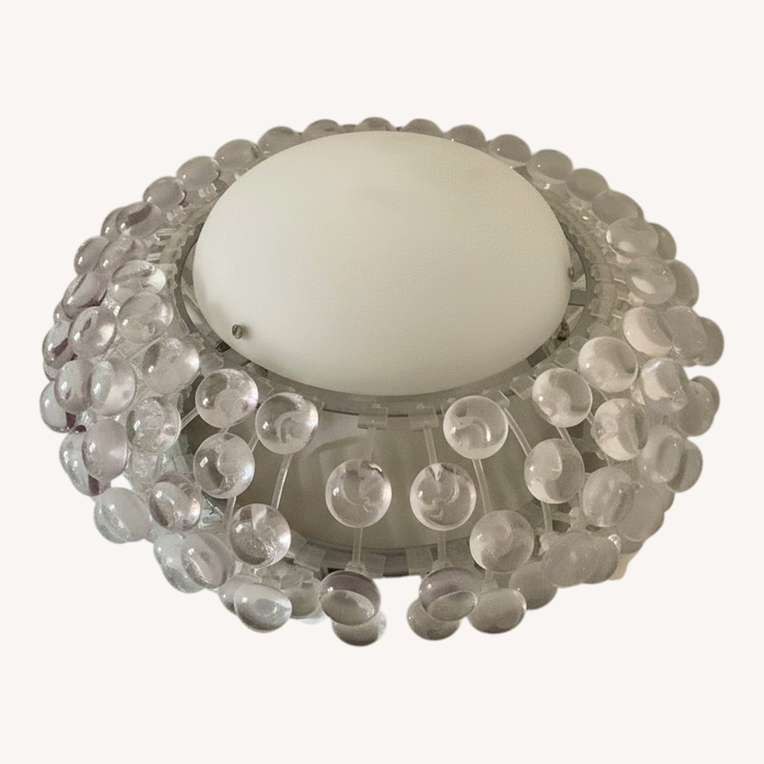 Caboche Style Acrylic Beaded Table Lamp - image-0