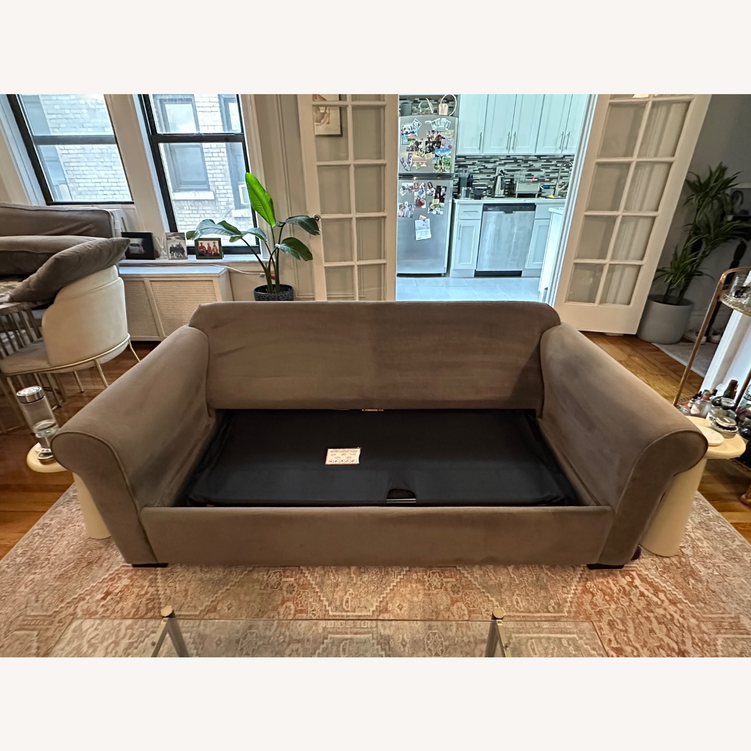 Macy's Two-Seater Sleeper Sofa - image-3