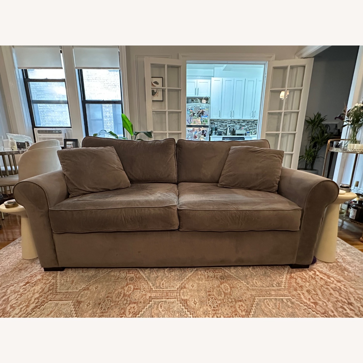 Macy's Two-Seater Sleeper Sofa - image-1