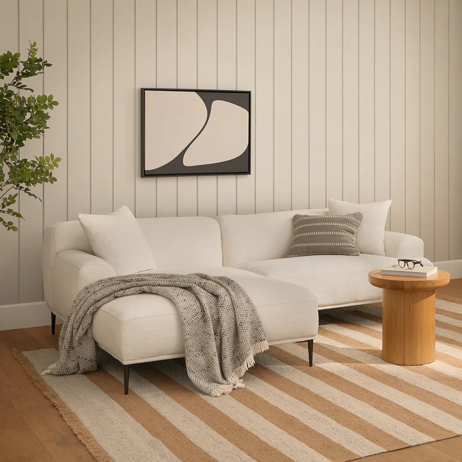 Article Abisko 94.5" Left Sectional - White - image-8