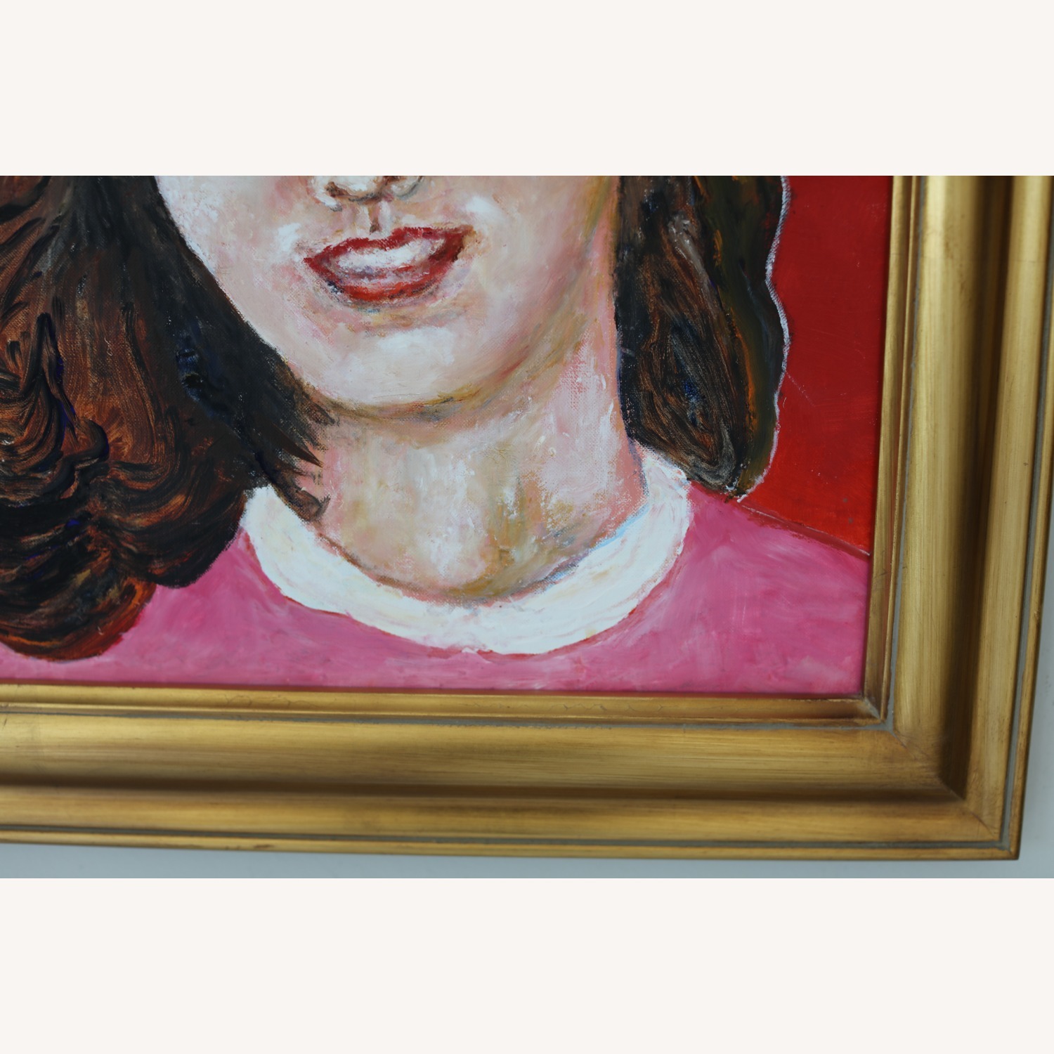 Oil Painting of Brown-Haired Woman - image-4