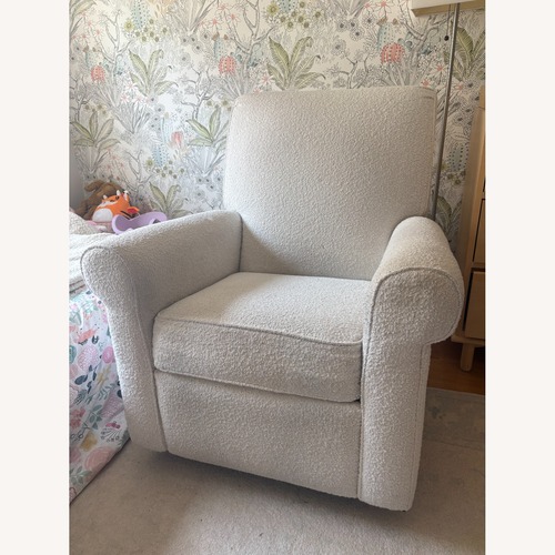 Used Pottery Barn PB Comfort Roll Gilder Recliner Nursing Chair for sale on AptDeco