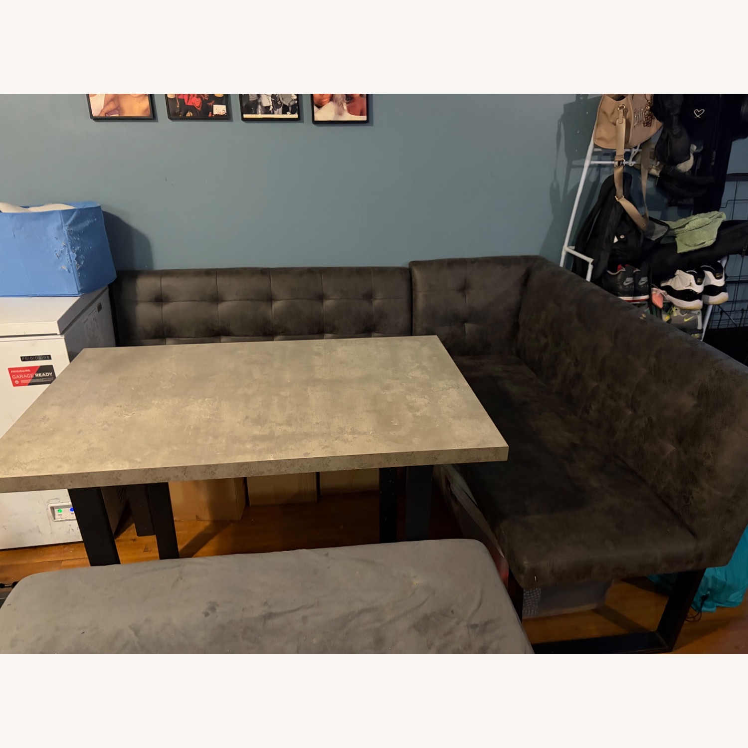 Light Gray Fabric Dining Sets - image-1