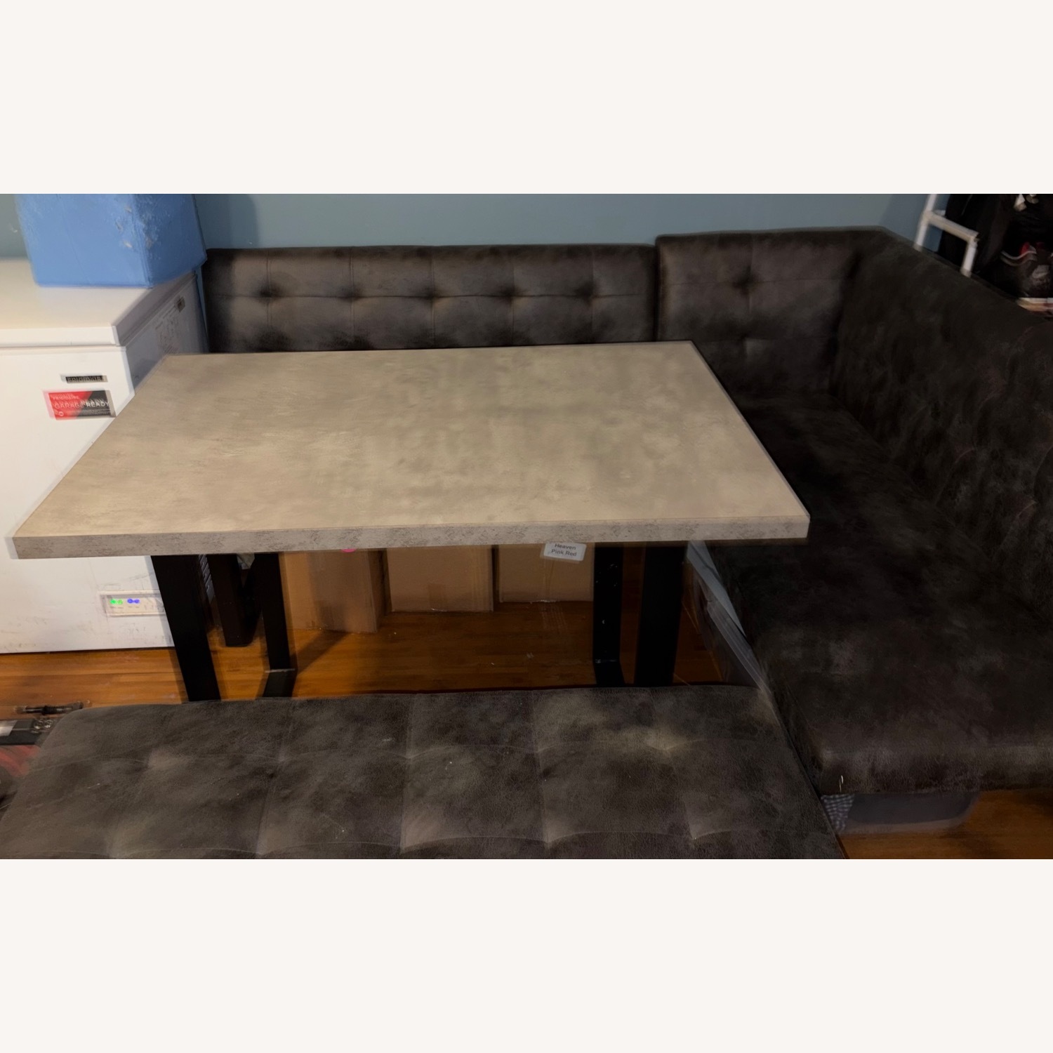 Light Gray Fabric Dining Sets - image-6