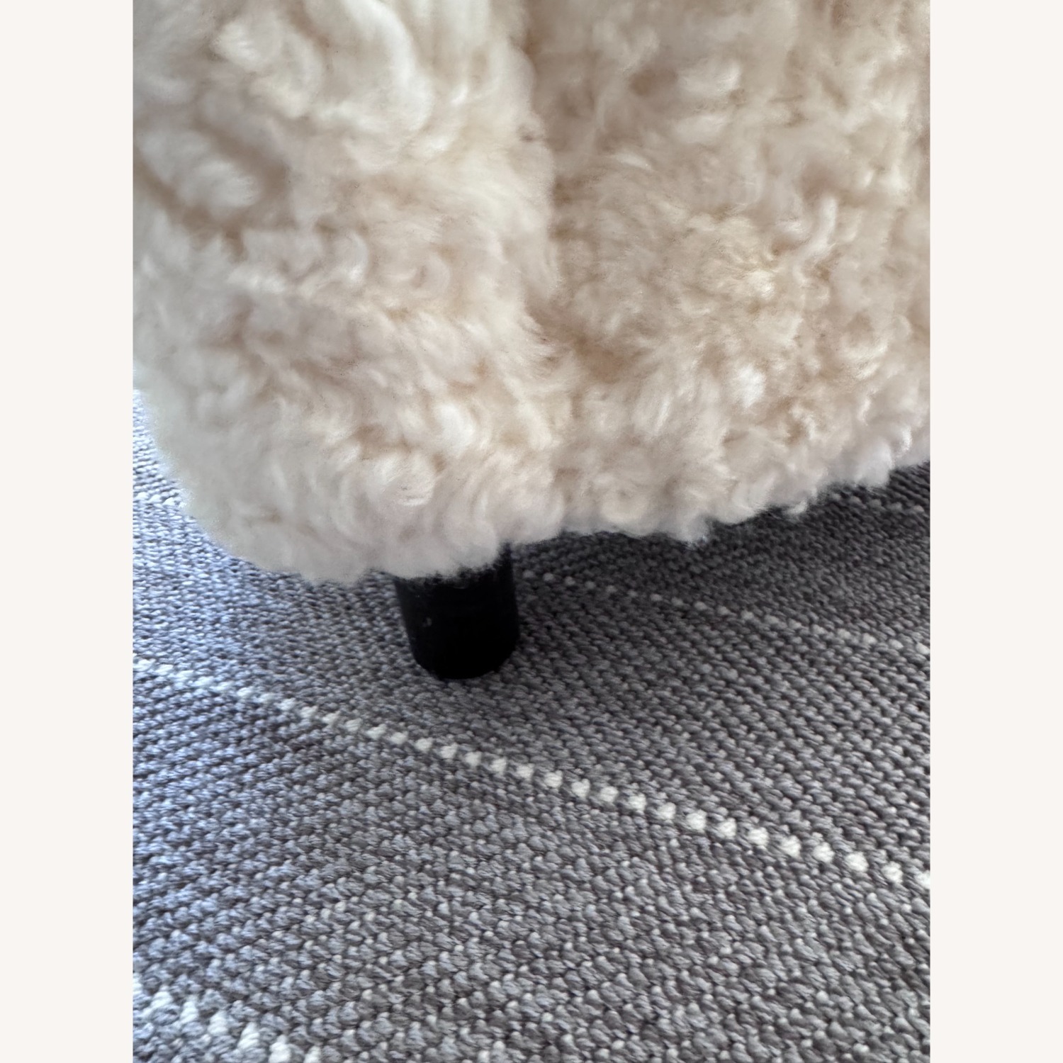 Maiden Home Perry Chair - Ivory Shearling  - image-6