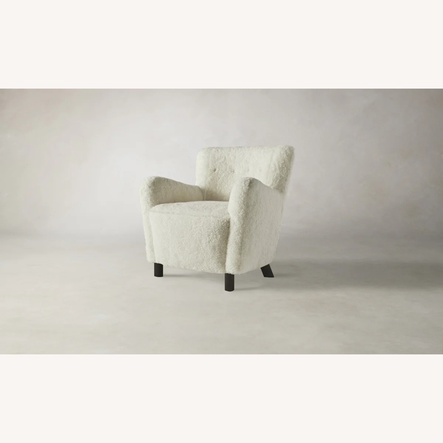 Maiden Home Perry Chair - Ivory Shearling  - image-7