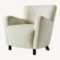 Maiden Home Perry Chair - Ivory Shearling 