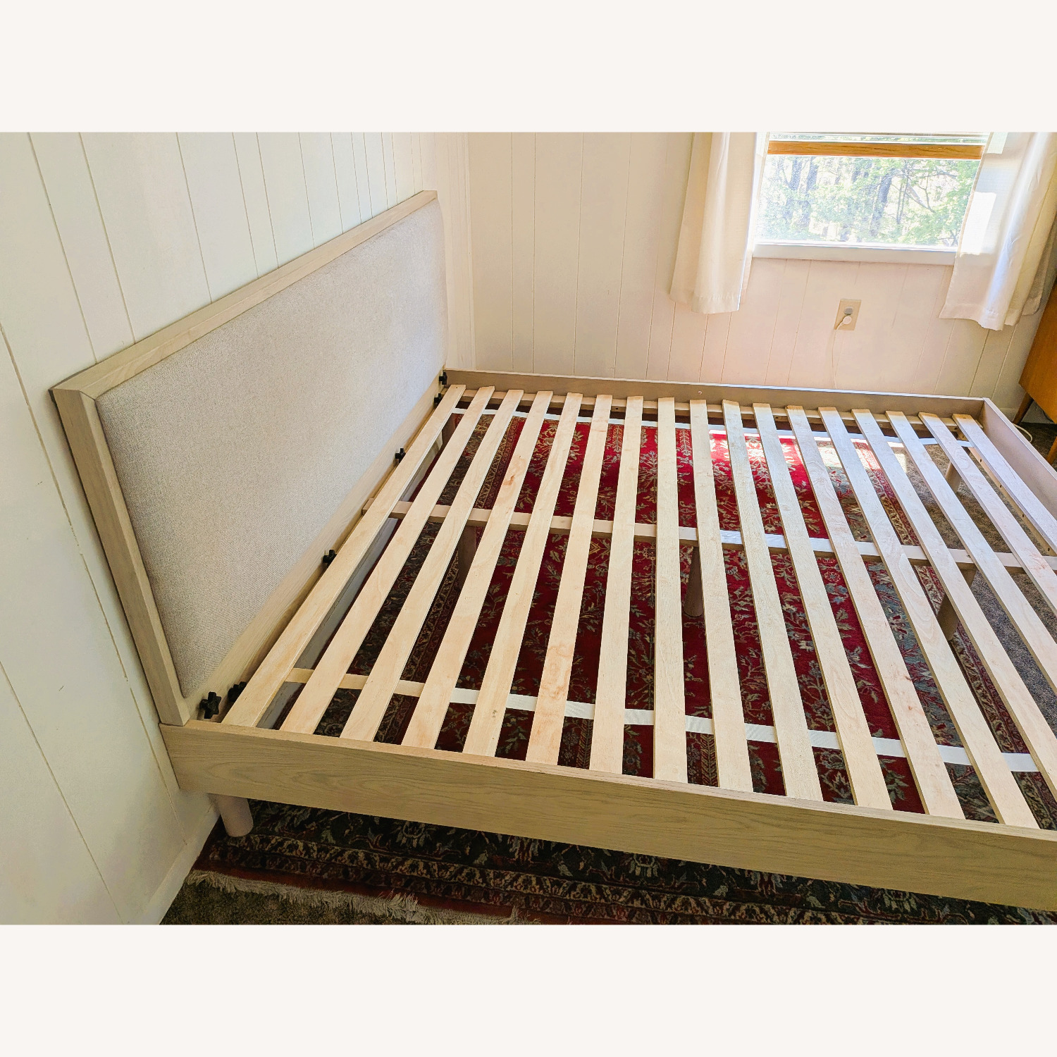 Birch Irving Wood King Bed Frame - image-1