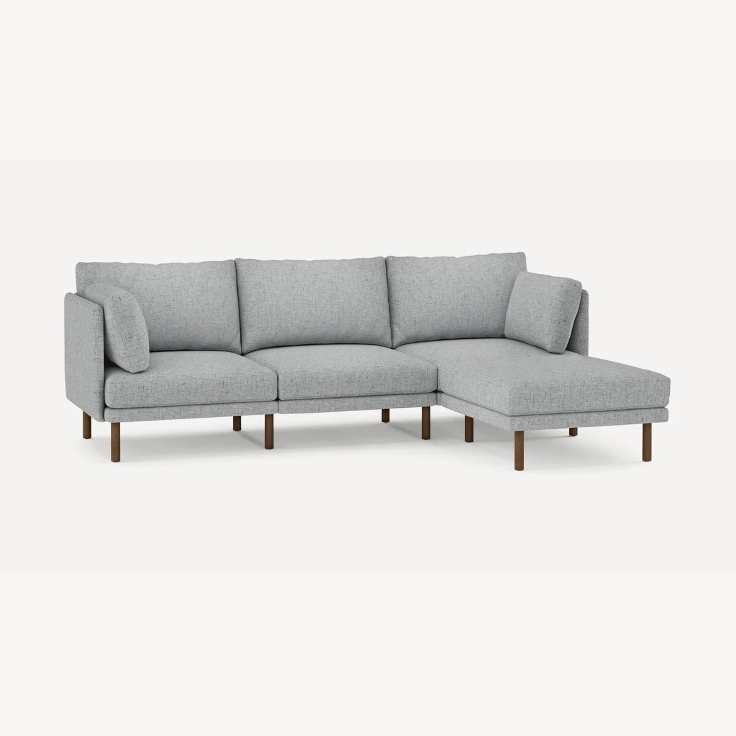 Burrow Field 4-Piece Sectional Sofa - Fog - image-5