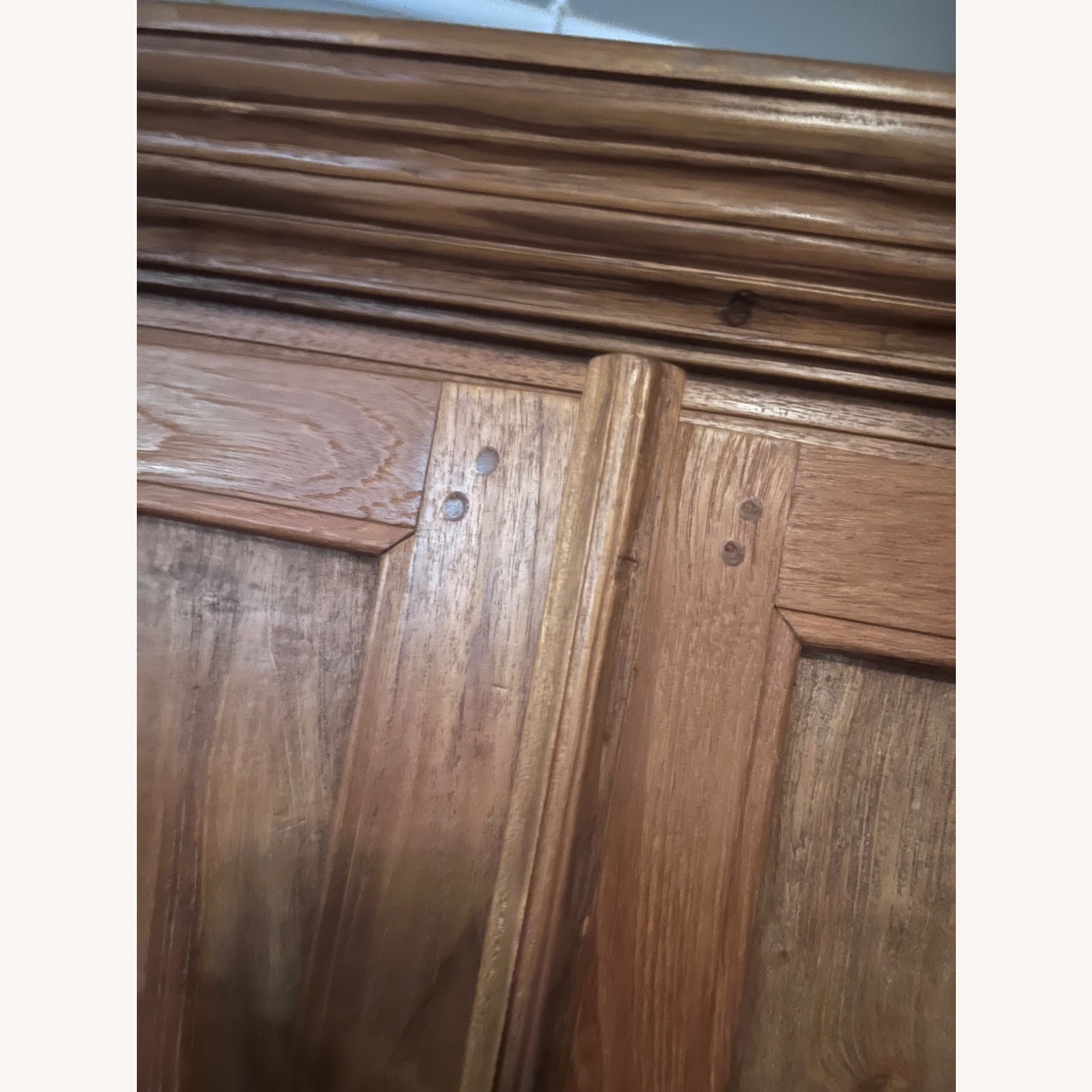 Vintage/Antique Wood Armoire - image-4