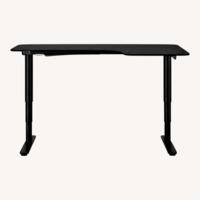 IKEA Bekant Black Wood Desk