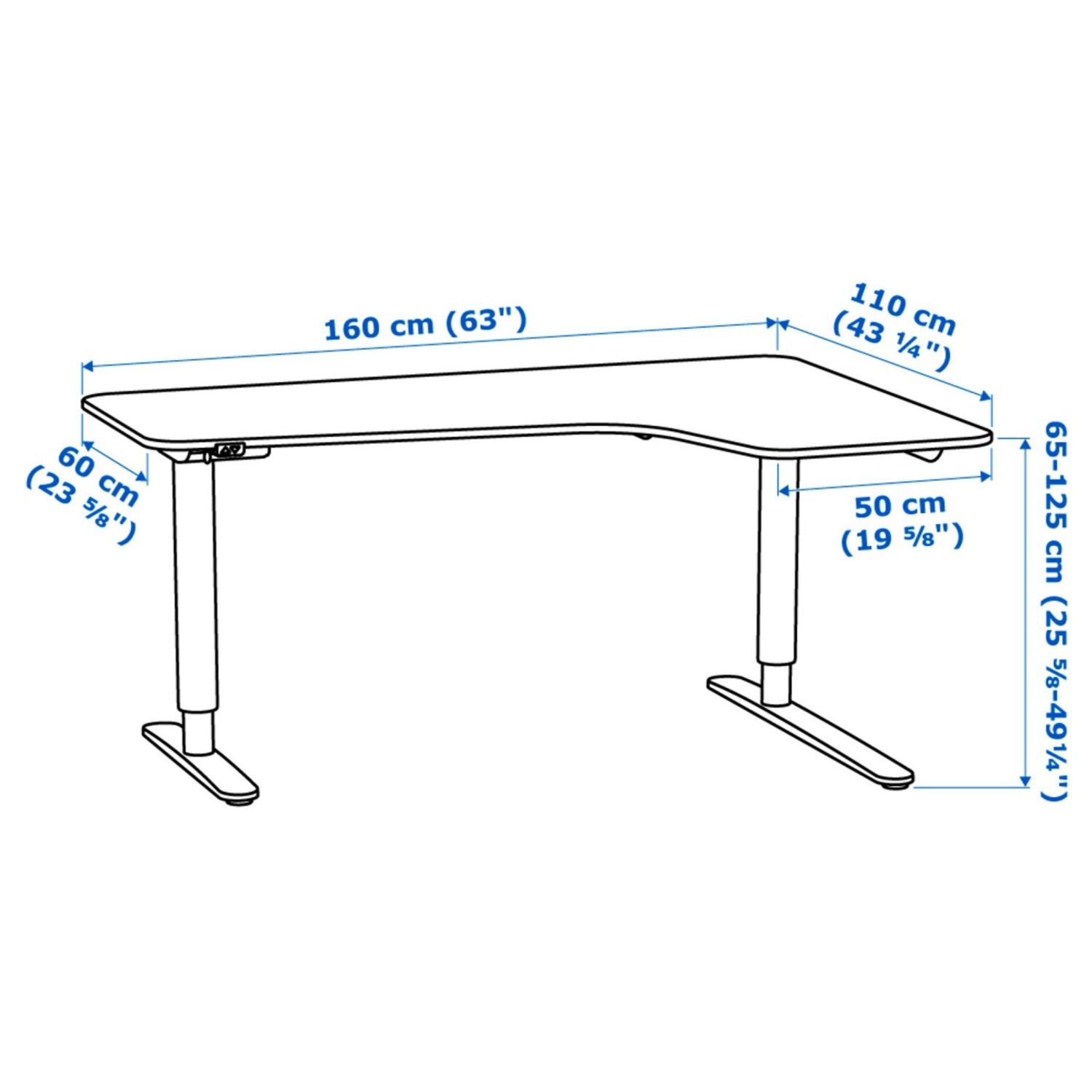 IKEA Bekant Black Wood Desk - image-5