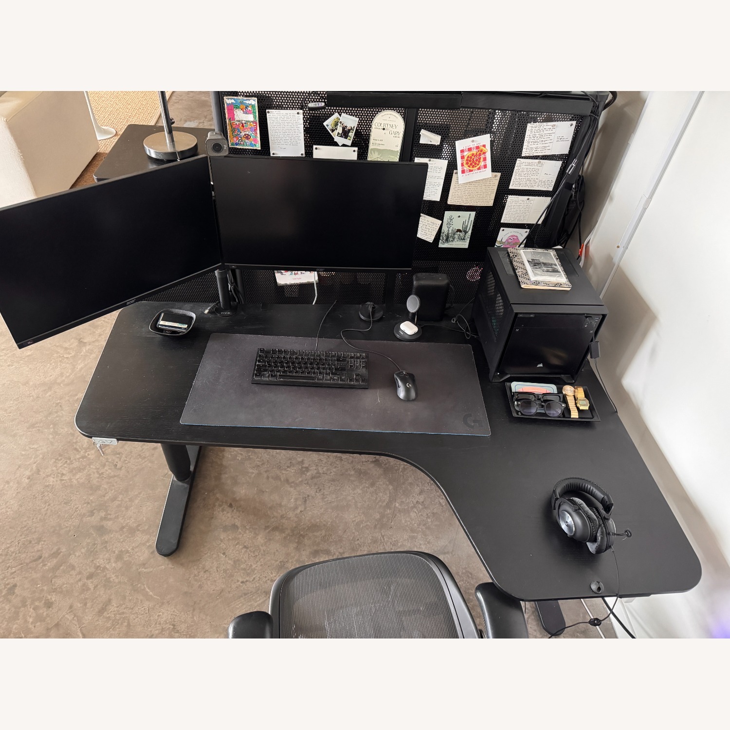 IKEA Bekant Black Wood Desk - image-3