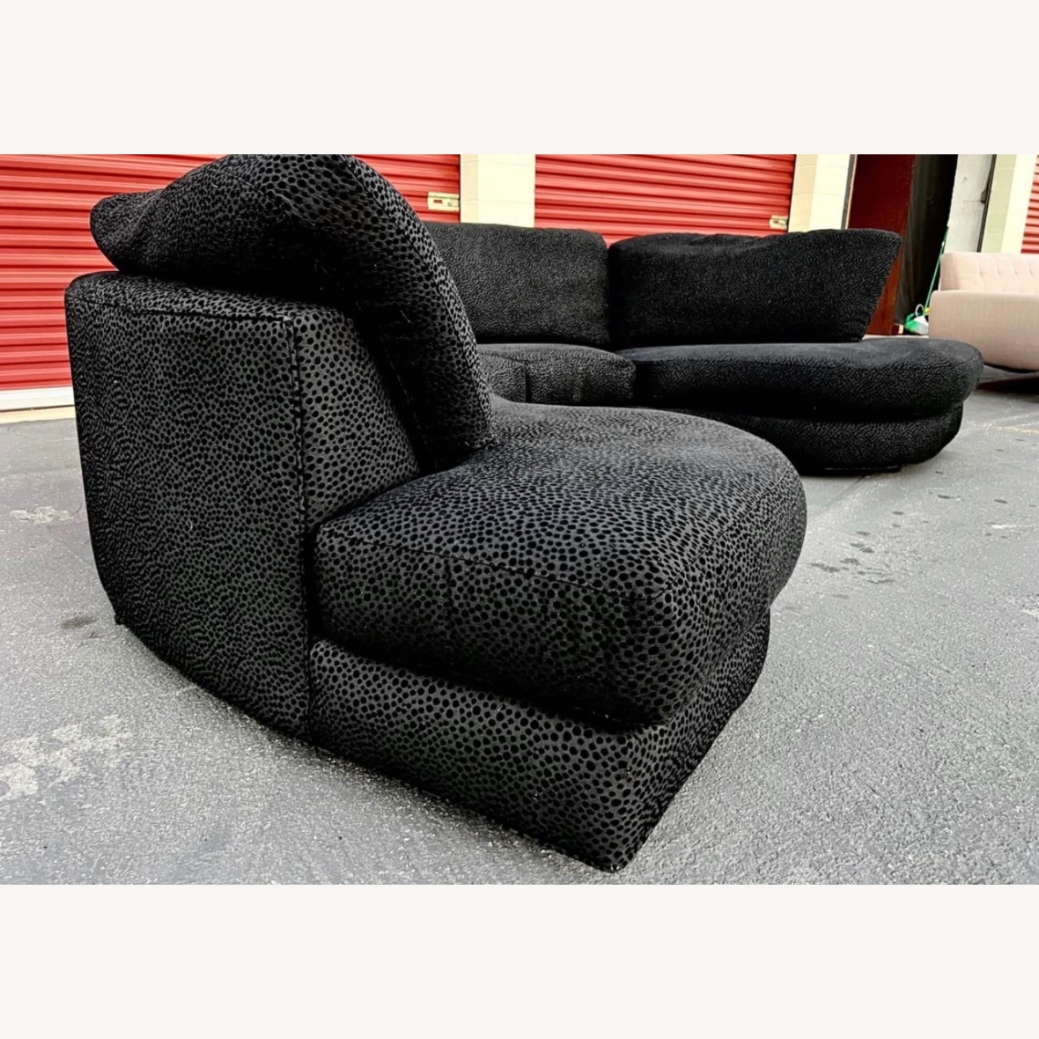 Thayer Coggin Black 2 Piece Sectional - image-11